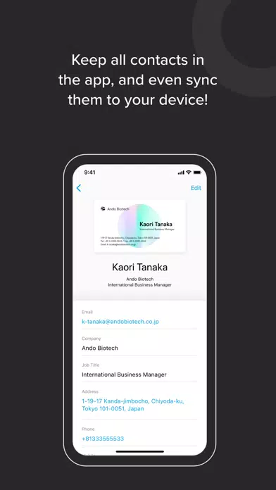 Zrzuty ekranu ScanContacts for HubSpot