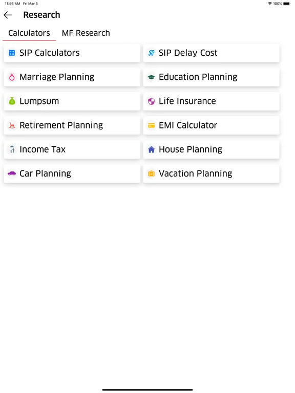 Captures d'écran de Sansingh Investments iPad 