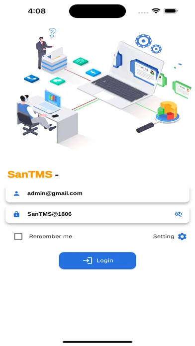 San TMS سکرین شاٹس