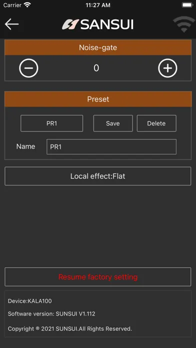 SANSUI Audio DSP स्क्रीनशॉट