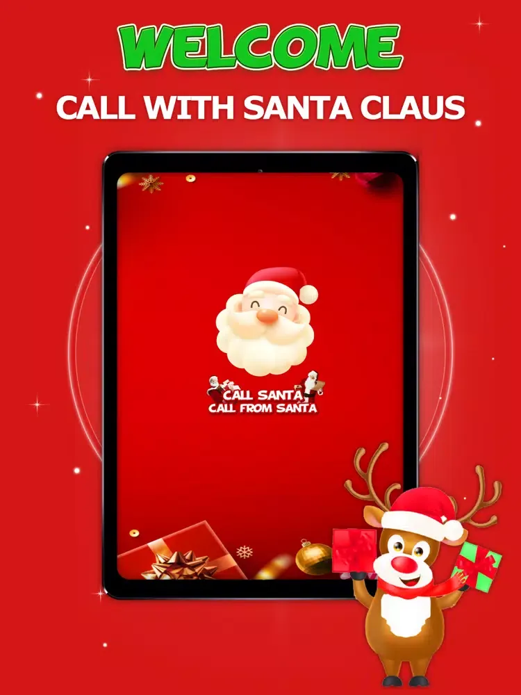 Captures d'écran de Calling with Santa iPad 