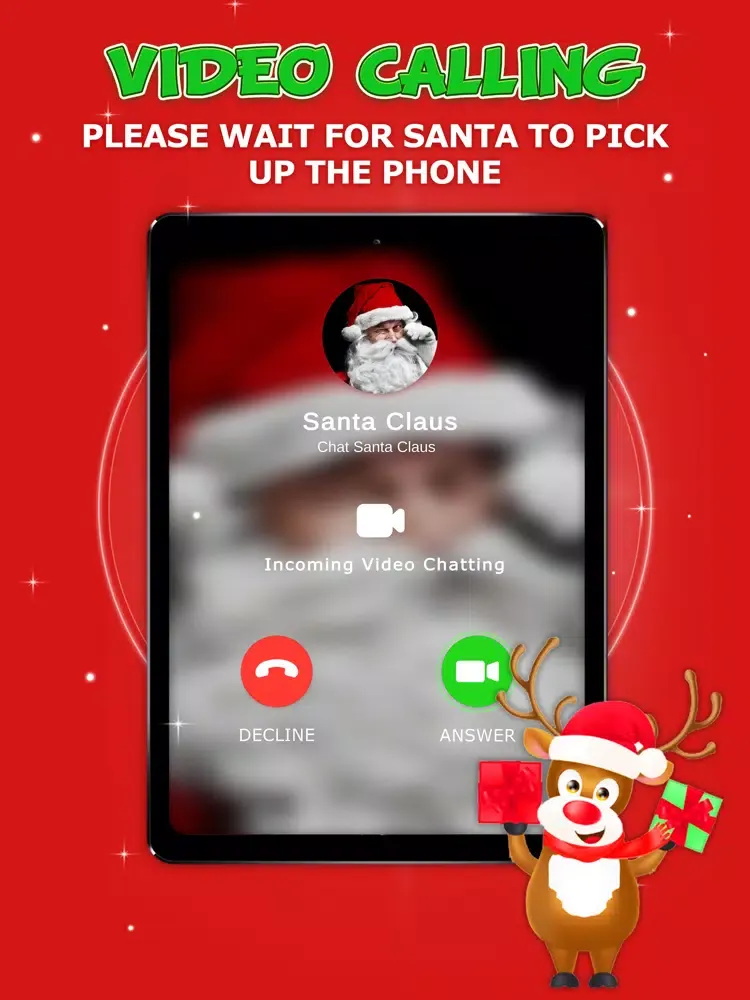 Captures d'écran de Calling with Santa iPad 