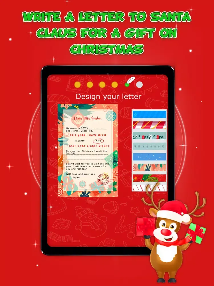 Captures d'écran de Calling with Santa iPad 