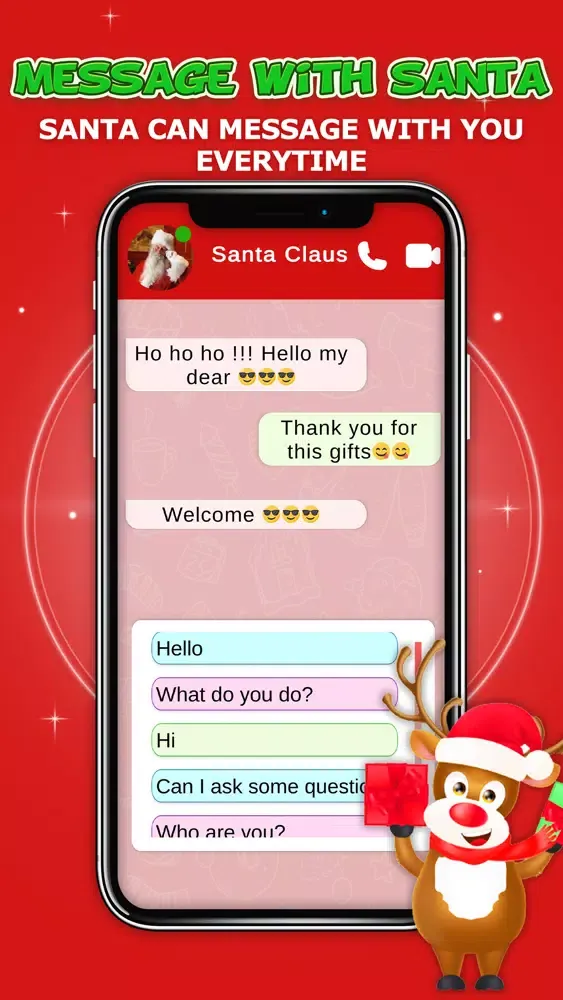 Captures d'écran de Calling with Santa