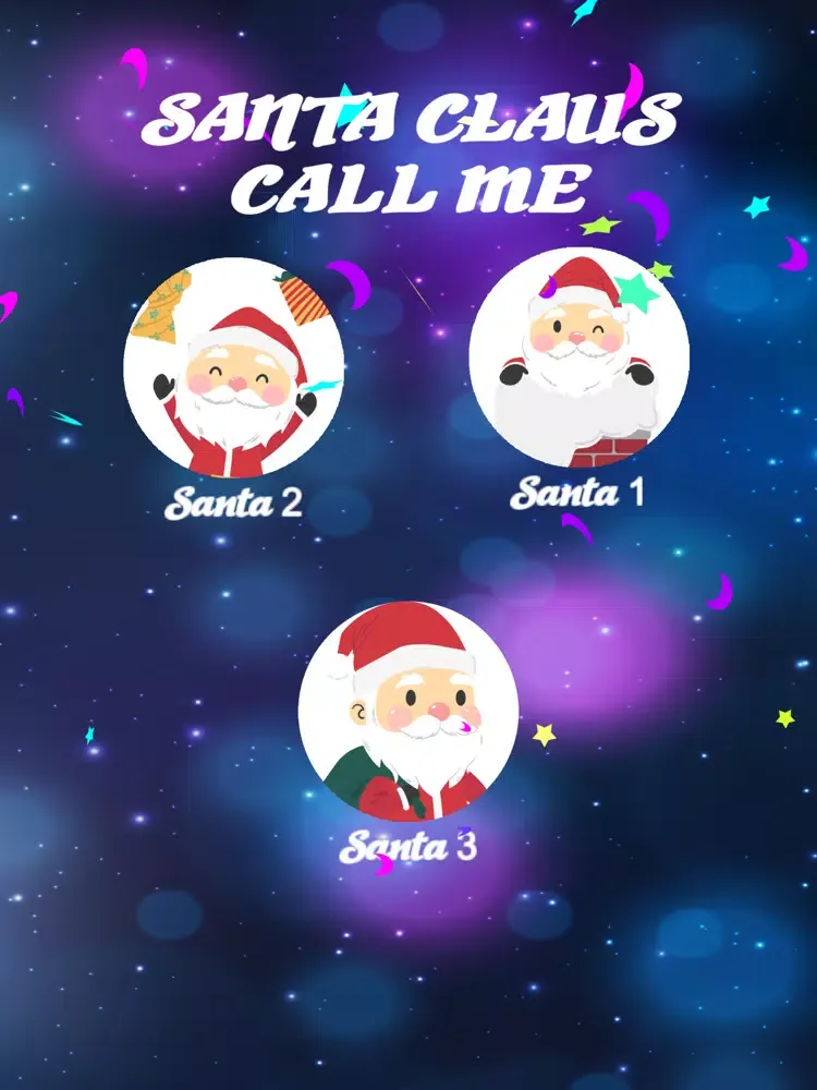 Capturas de tela do Santa Claus Happy Call iPad 