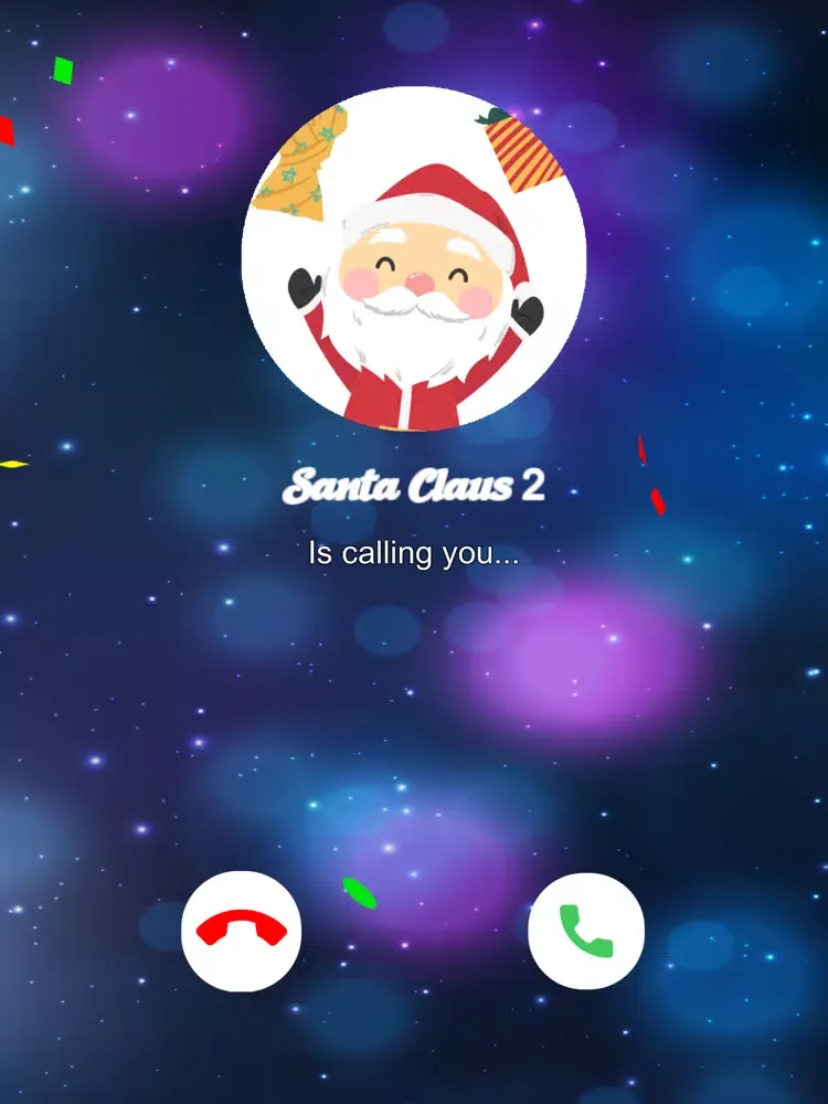 Capturas de tela do Santa Claus Happy Call iPad 