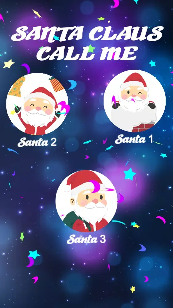 Capturas de tela do Santa Claus Happy Call
