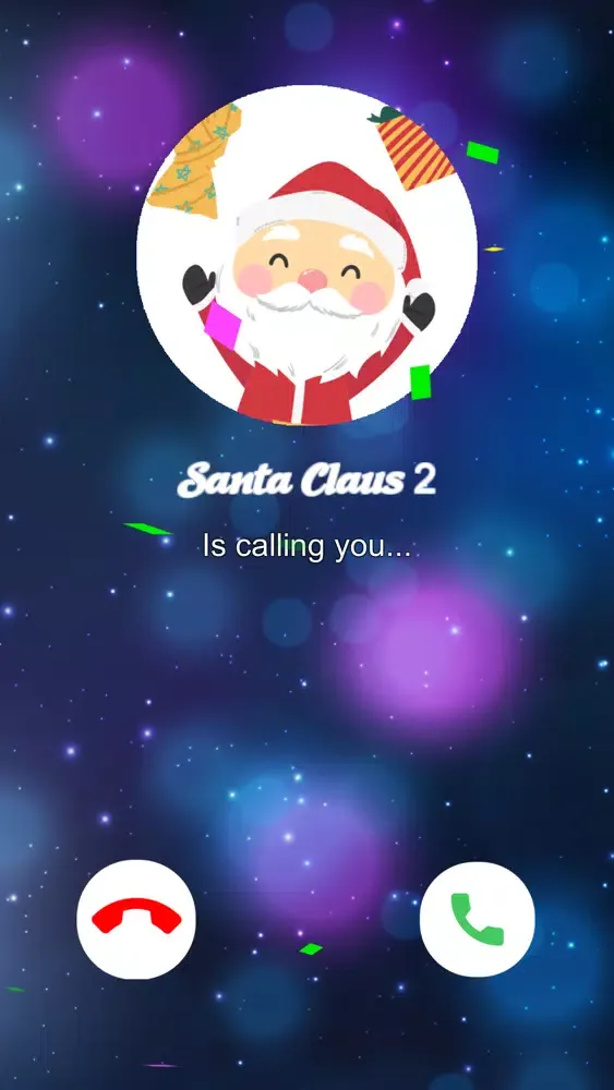 Capturas de tela do Santa Claus Happy Call