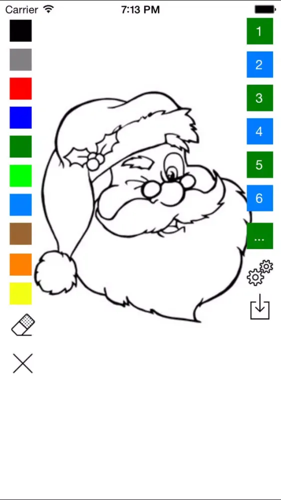 Santa Claus Christmas Coloring Book For Kids 스크린샷