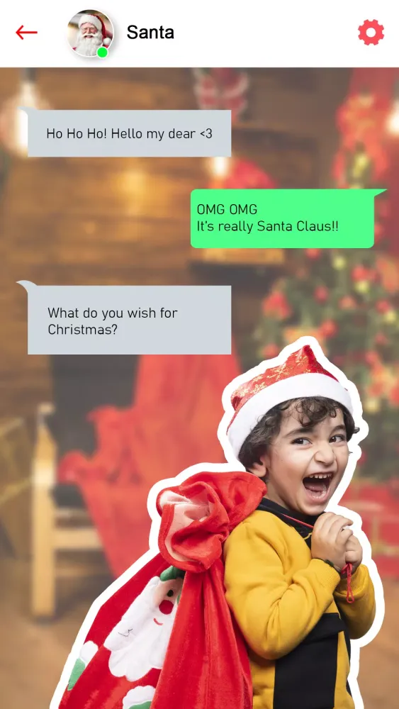Capturas de pantalla de Santa Troll Call: Fake Video