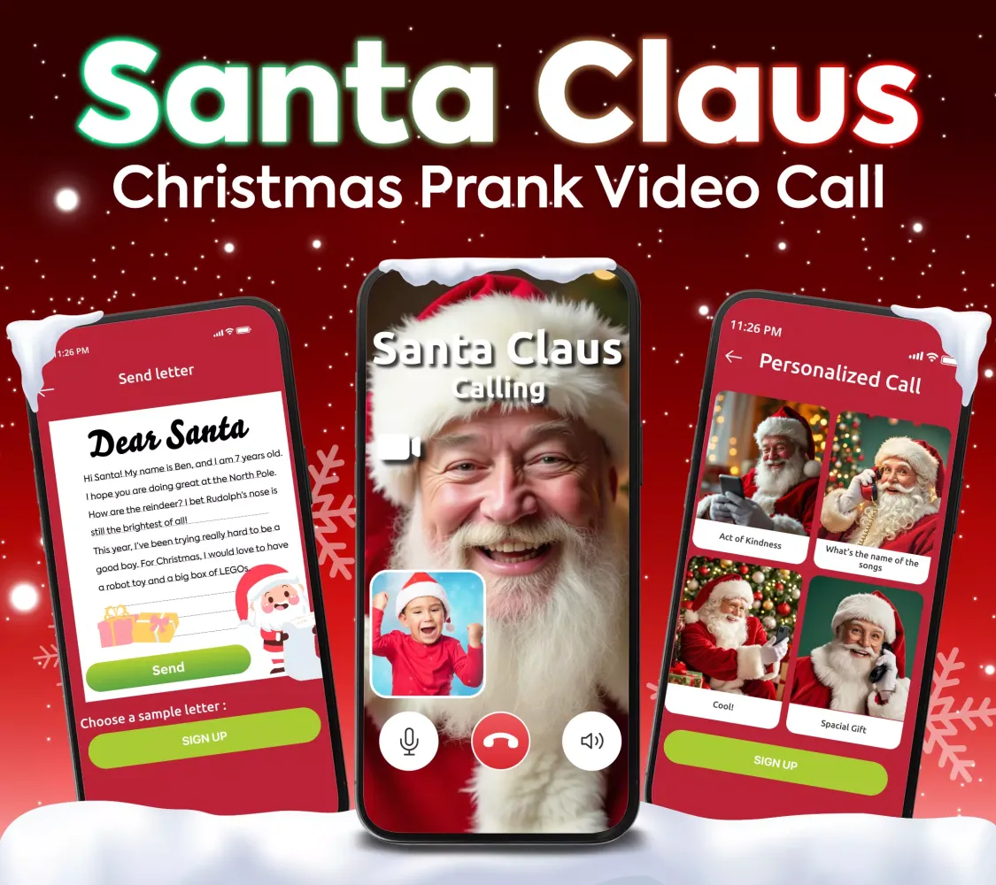 Santa Calling-Prank Video Call Ekran Görüntüleri