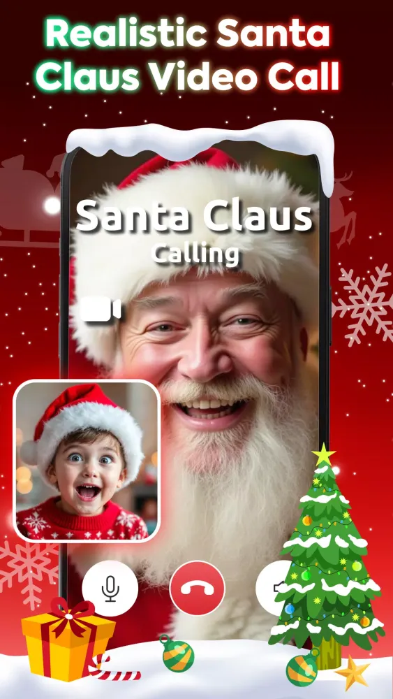 Santa Calling-Prank Video Call Ekran Görüntüleri