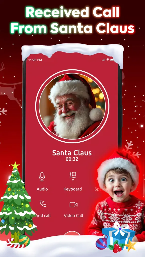Santa Calling-Prank Video Call Ekran Görüntüleri