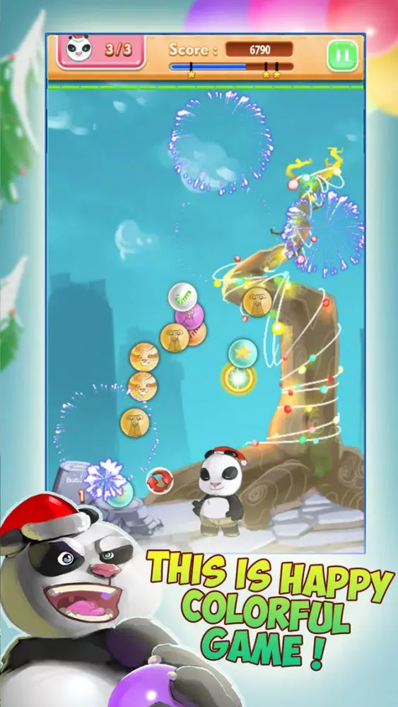 Santa Panda Bubble Christmas Screenshots
