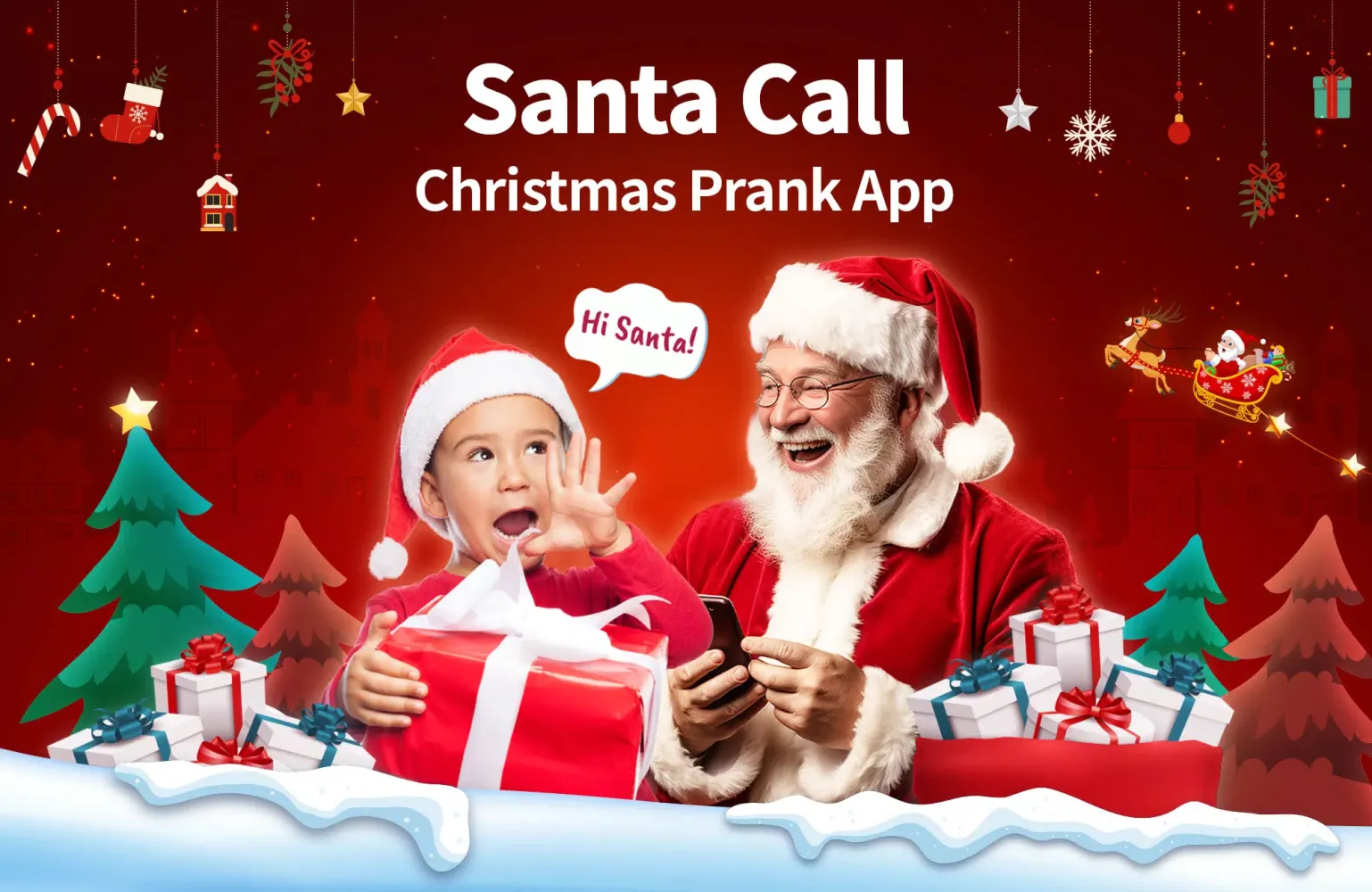 Santa Prank Call: Fake video Ekran Görüntüleri