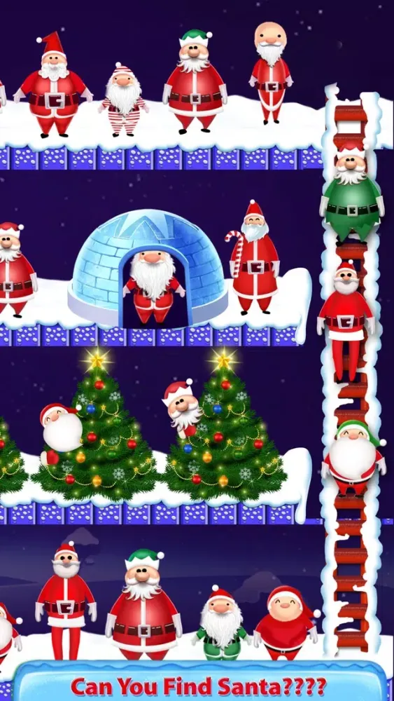 Capturas de tela do Santa Games - Santa tracker