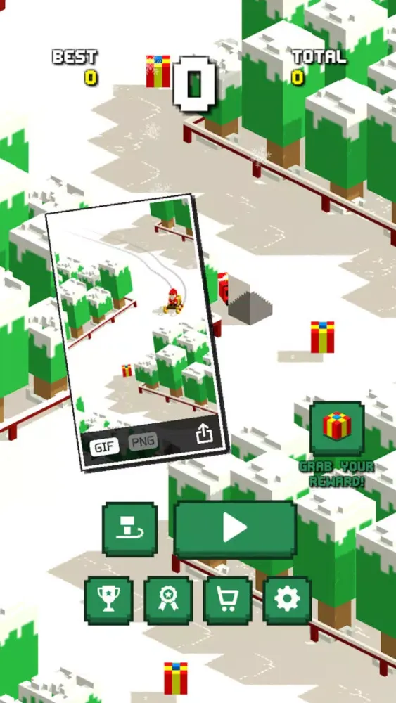 Capturas de tela do Santa Sled