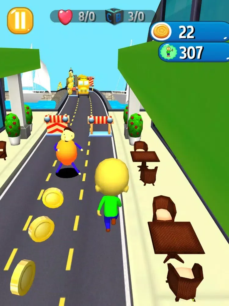 Tangkapan skrin Santa Baldis Basic Runner Mod iPad 