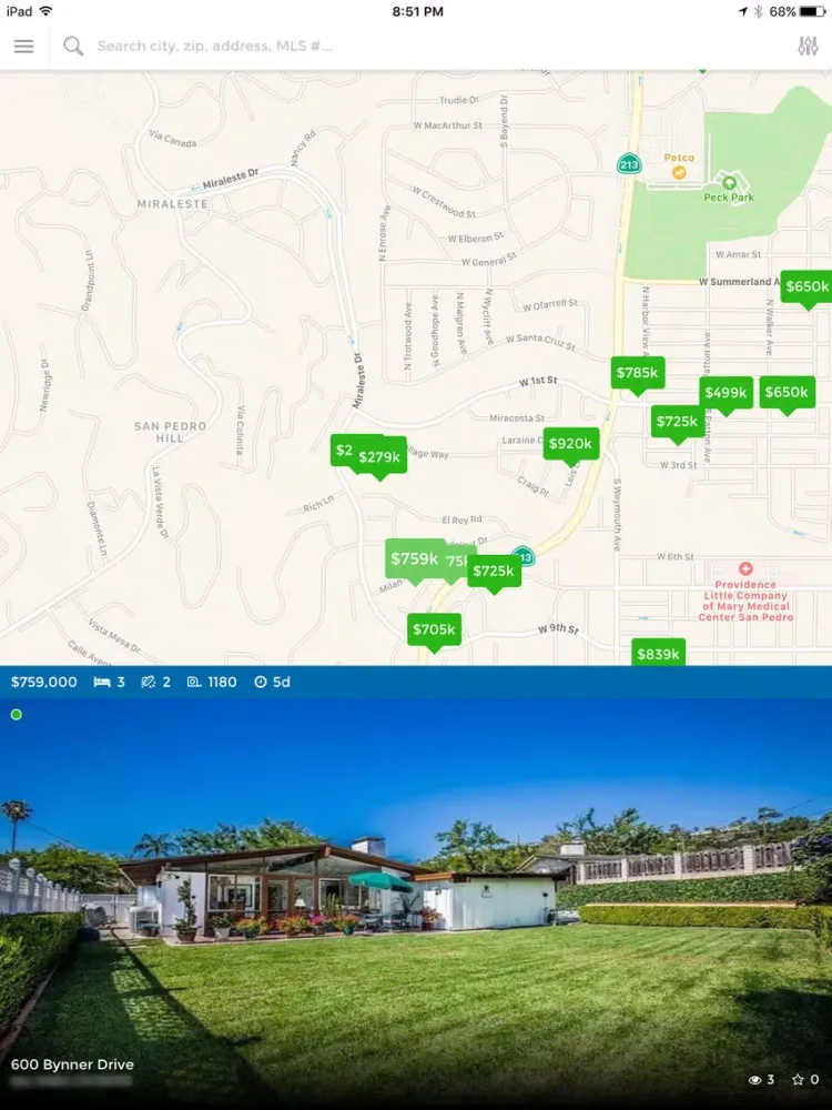 Santa Barbara Home Values iPad  스크린샷