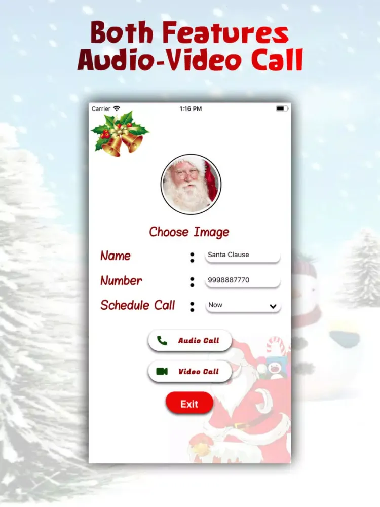 Santa Claus Calling & Greeting iPad  سکرین شاٹس