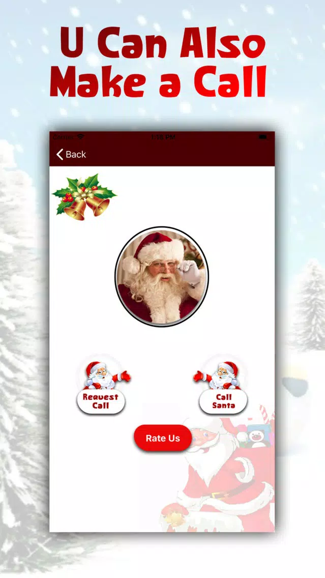 Tangkapan skrin Santa Claus Calling & Greeting