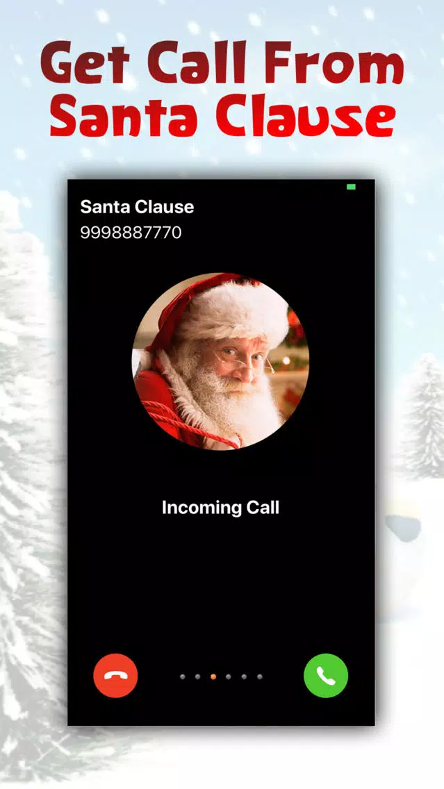 Tangkapan skrin Santa Claus Calling & Greeting