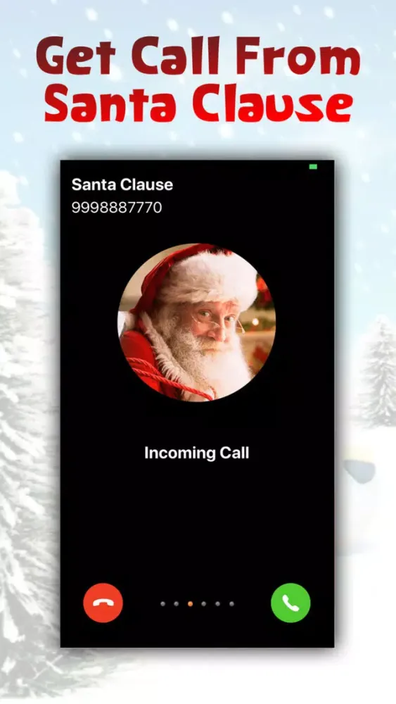 Santa Claus Calling & Greeting سکرین شاٹس