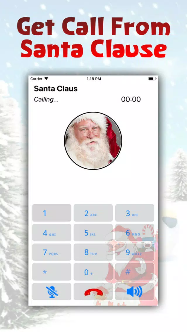 Tangkapan skrin Santa Claus Calling & Greeting