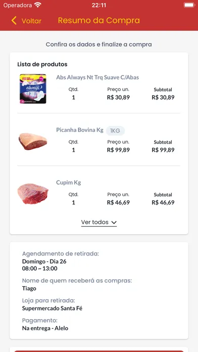 Supermercado Santa Fé应用截图