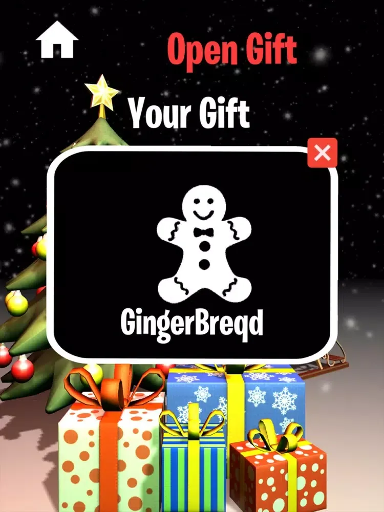 ภาพหน้าจอของ Santa Claus Gift Opener iPad 