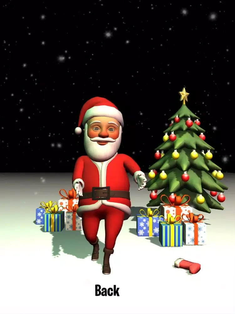 ภาพหน้าจอของ Santa Claus Gift Opener iPad 