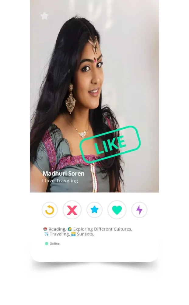 Tangkapan layar Santali Dating App - Dular
