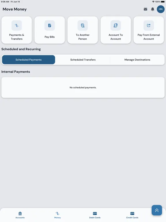 Santa Rosa County FCU Mobile iPad 应用截图