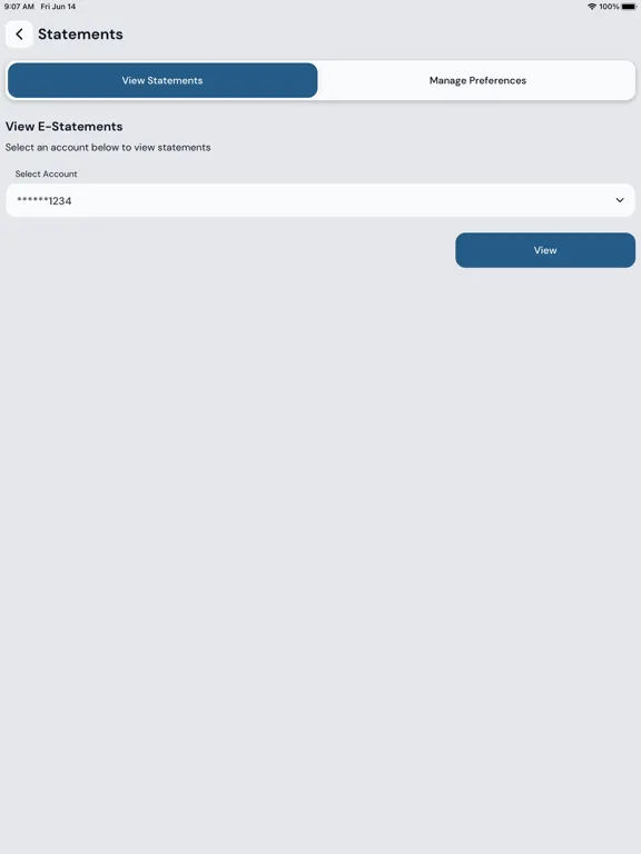 Santa Rosa County FCU Mobile iPad 应用截图
