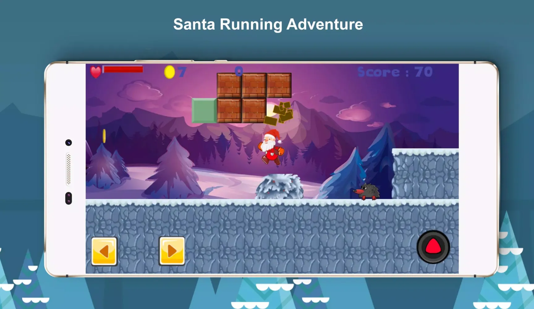 Santa Running Adventure स्क्रीनशॉट