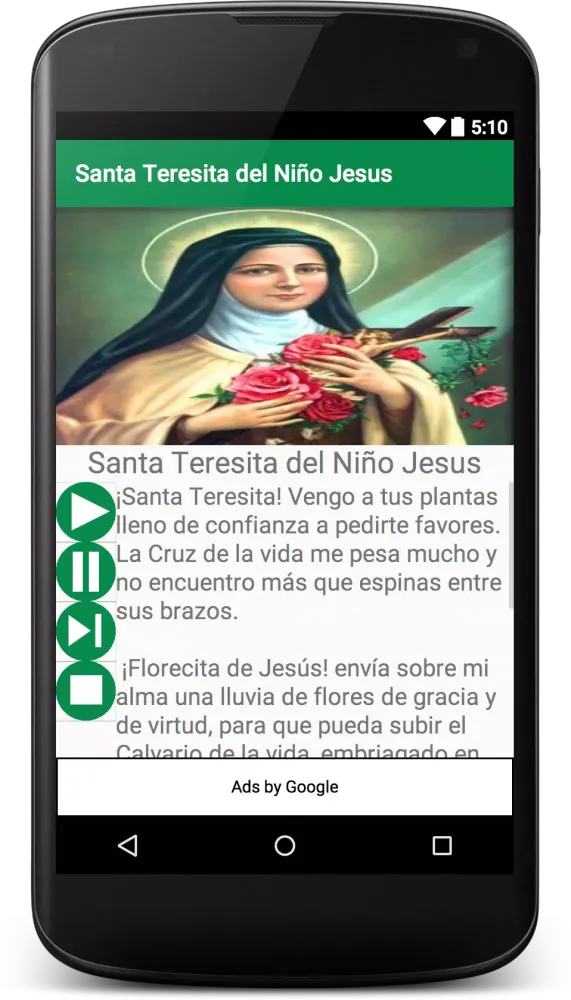 Santa Teresita del Niño Jesús スクリーンショット