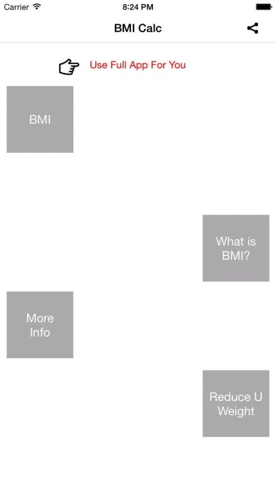 Capturas de tela do BMI BREAK