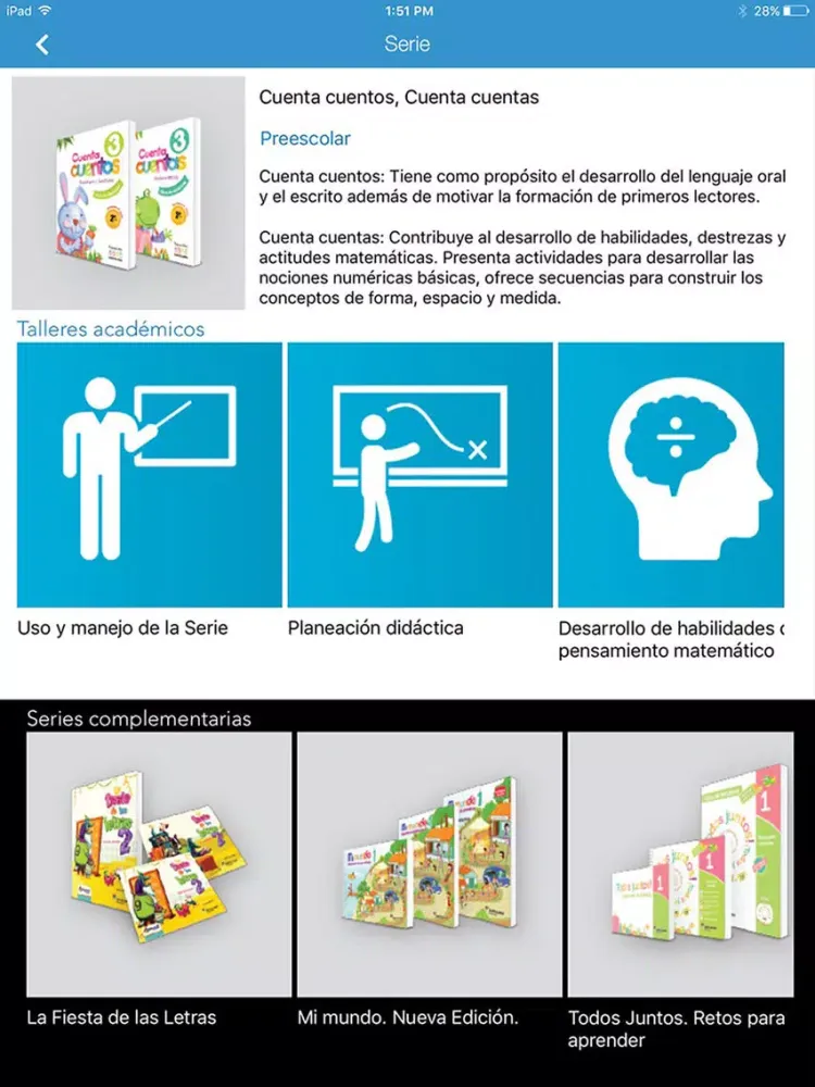 Portafolio de servicios académicos iPad  سکرین شاٹس