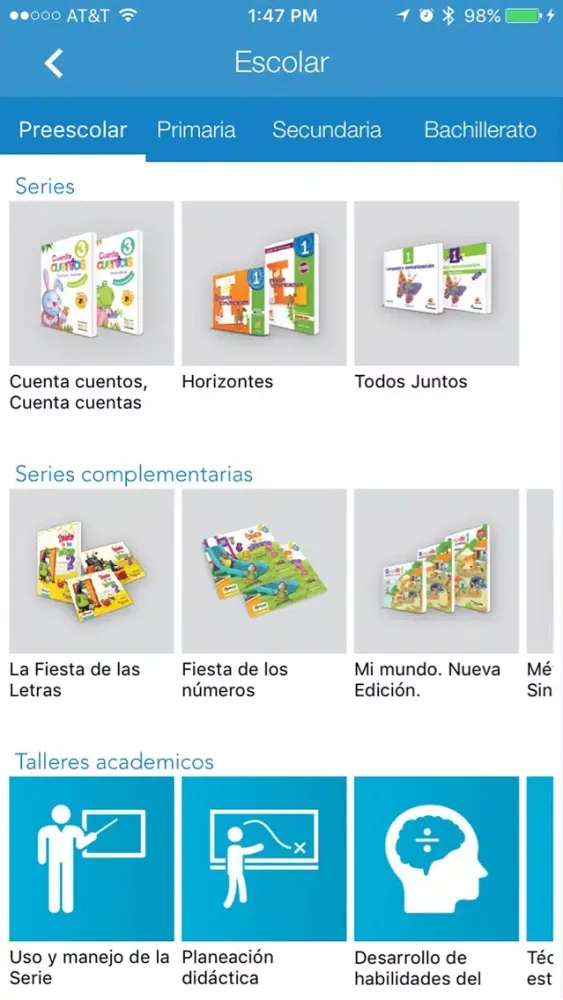 Portafolio de servicios académicos سکرین شاٹس