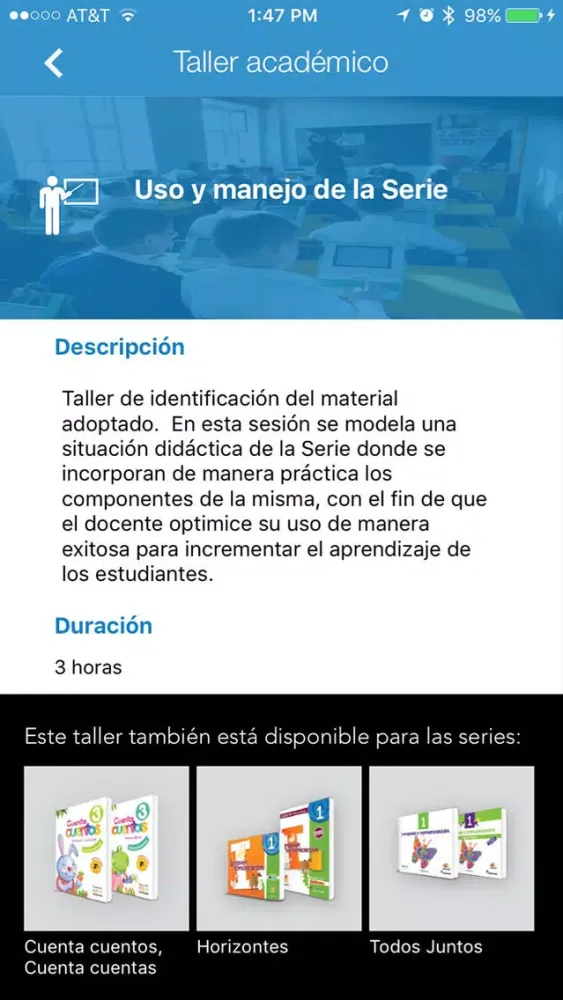Portafolio de servicios académicos سکرین شاٹس