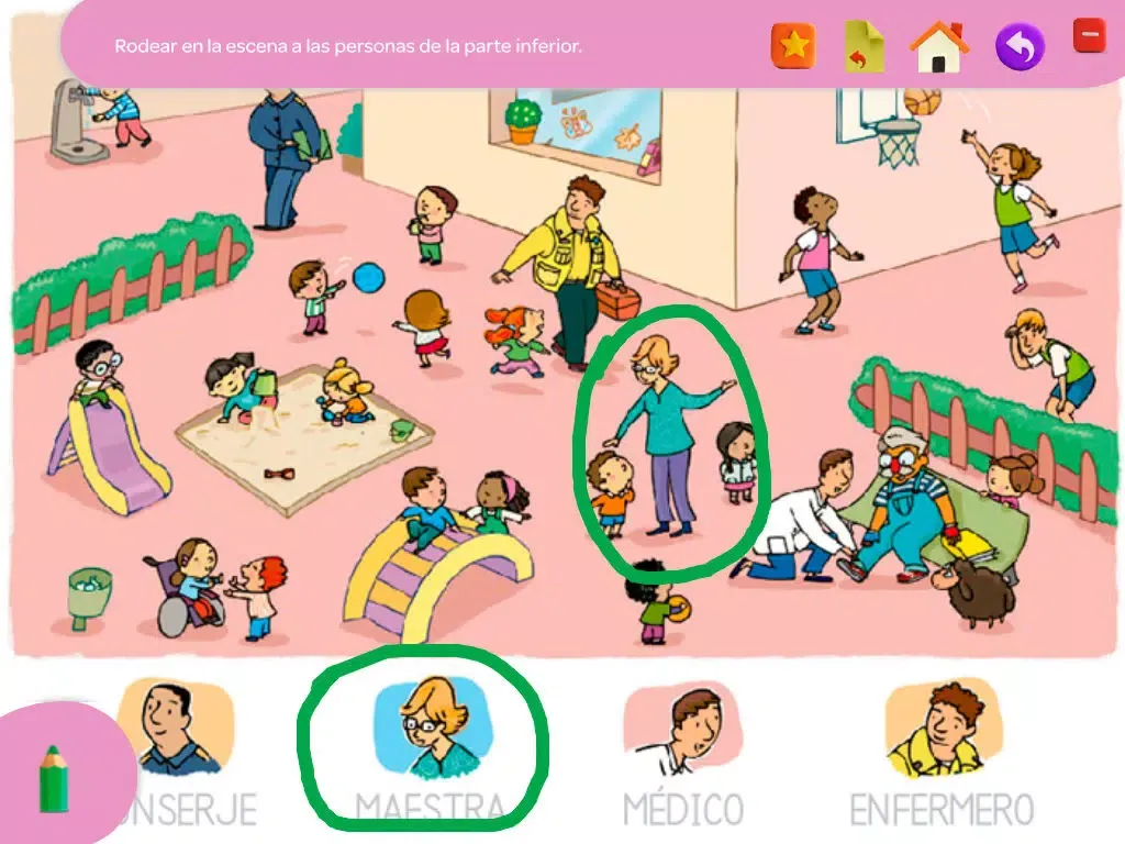 Tangkapan skrin El viaje de Suso 5 años iPad 