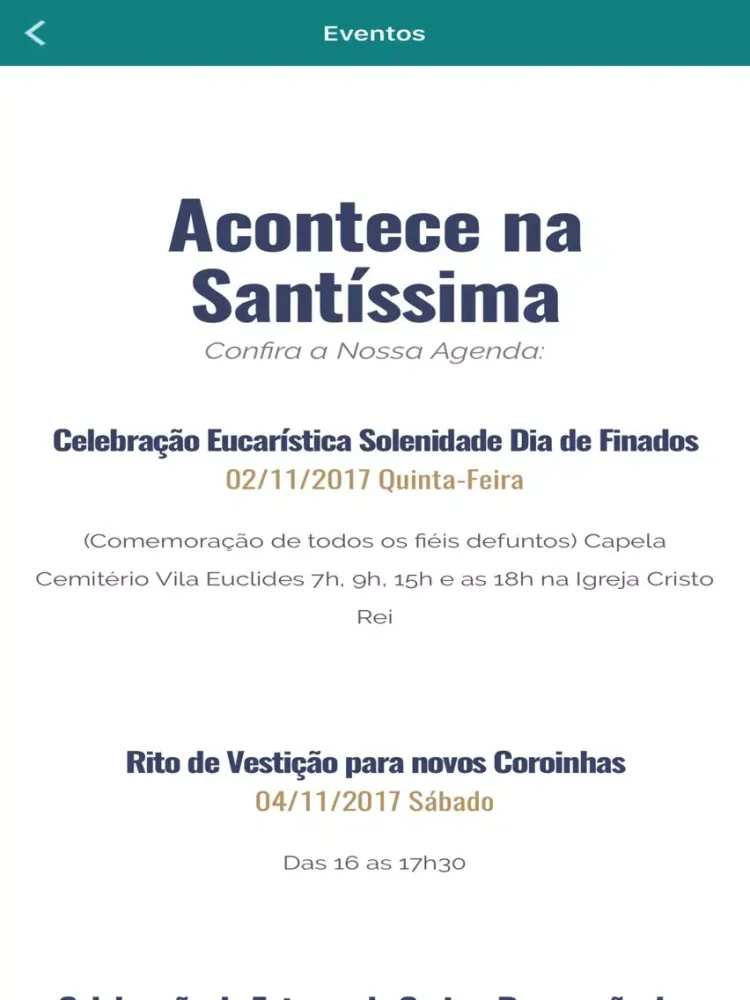 ภาพหน้าจอของ Santíssima Virgem iPad 