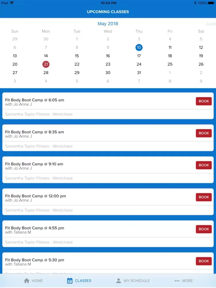 Fitness BC by STF iPad  Screenshots