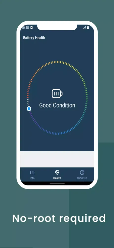 Ảnh chụp màn hình của Battery Health Info