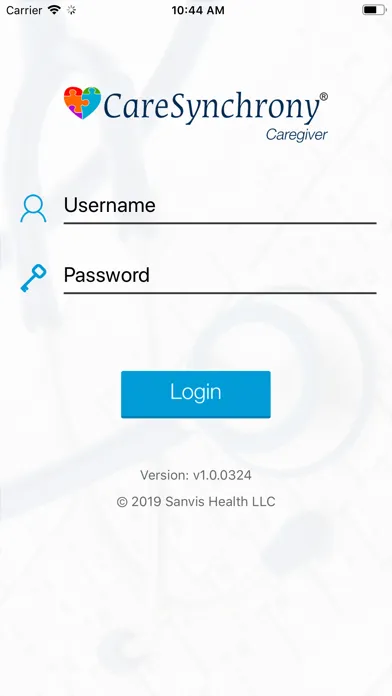 CareSynchrony Caregiver Screenshots