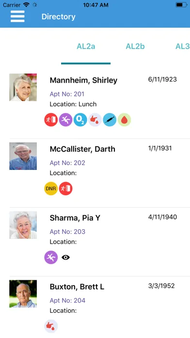 CareSynchrony Caregiver Screenshots