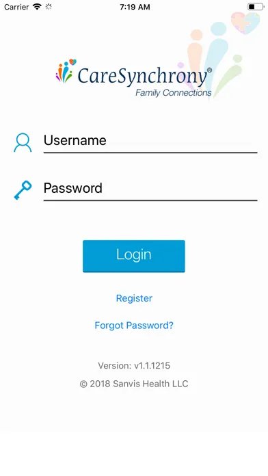 CareSynchrony® Connections Ekran Görüntüleri