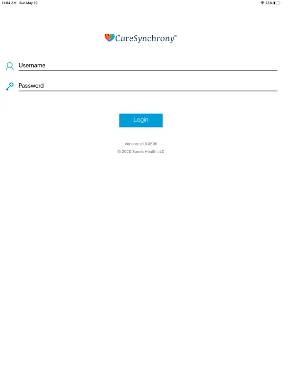 CareSynchrony® Screener iPad  Screenshots