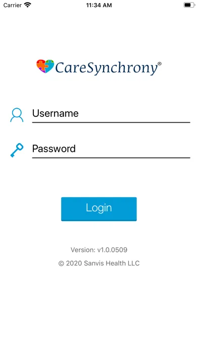 CareSynchrony® Screener Screenshots