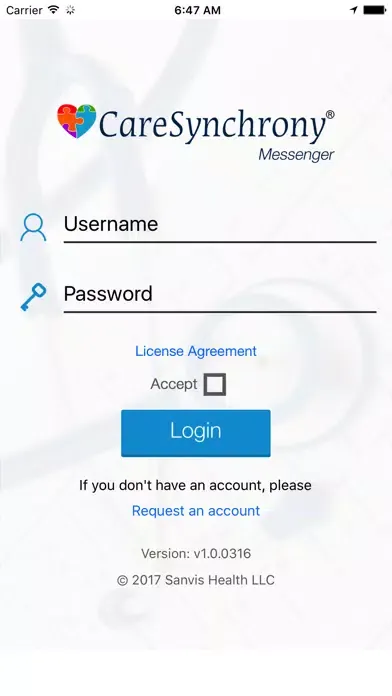 CareSynchrony® Messenger স্ক্রিনশট
